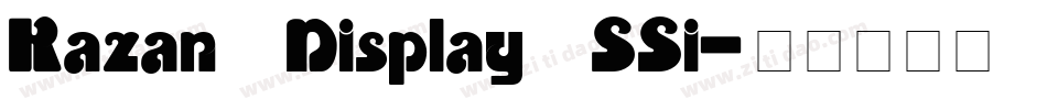Kazan Display SSi字体转换